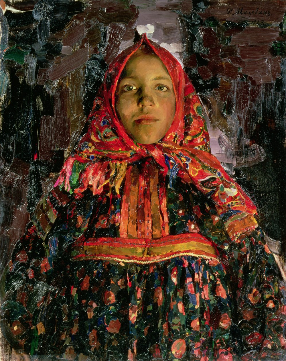 Verka, 1913 av Filipp Andreevic Maljavin