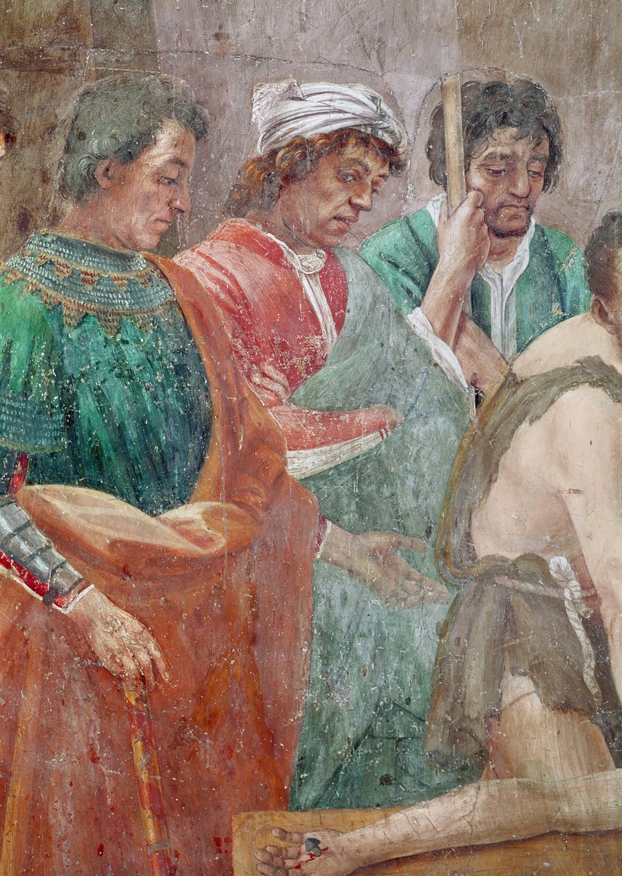 Detalj av S:t Peters korsfästelse, ca 1480 (detalj av 237996) av Filippino Lippi