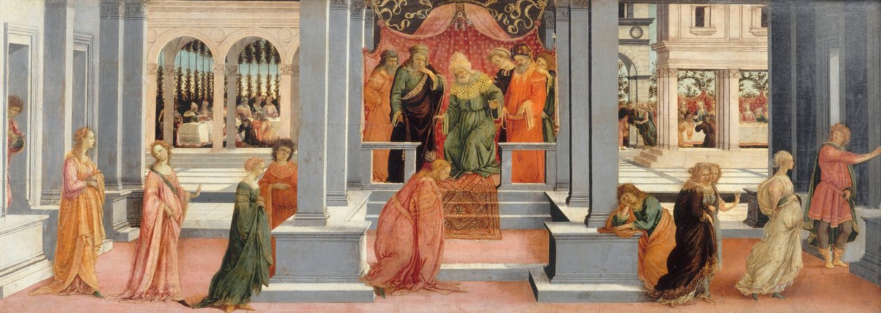 Ester utvald av Ahasveros av Filippino Lippi