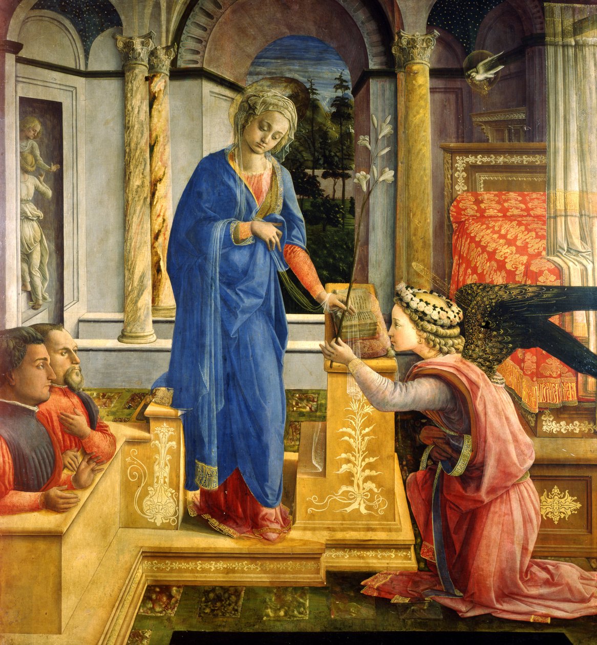 Budförklaringen, Carafa-kapellet, Santa Maria sopra Minerva, Rom, 1488-93 av Filippino Lippi
