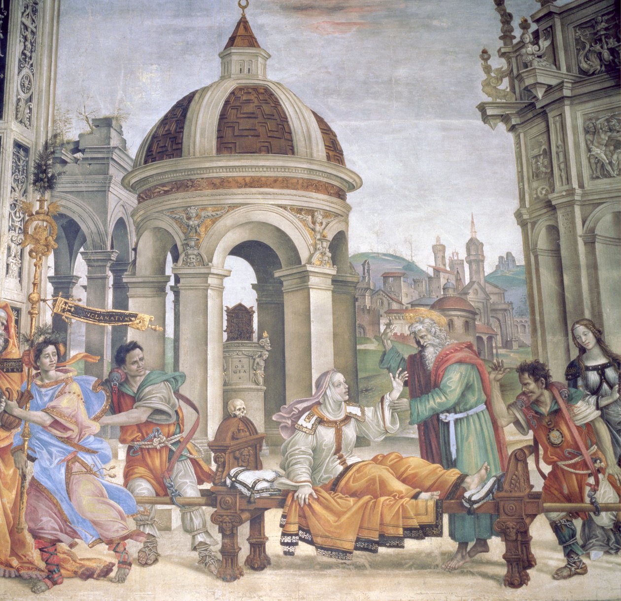 The Raisian of Drusiana, från Strozzi-kapellet, 1502 av Filippino Lippi
