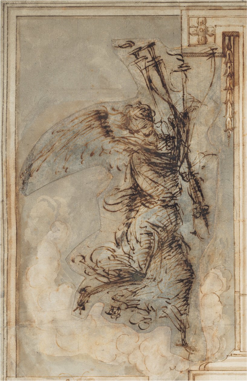 En ängel som bär en fackla av Filippino Lippi