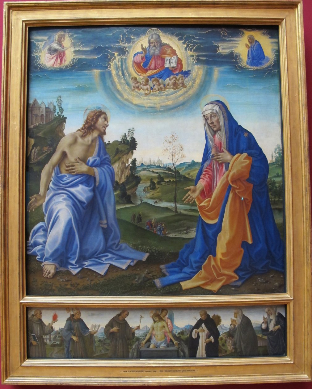 Erscheinung Christi an die Jungfrau av Filippino Lippi