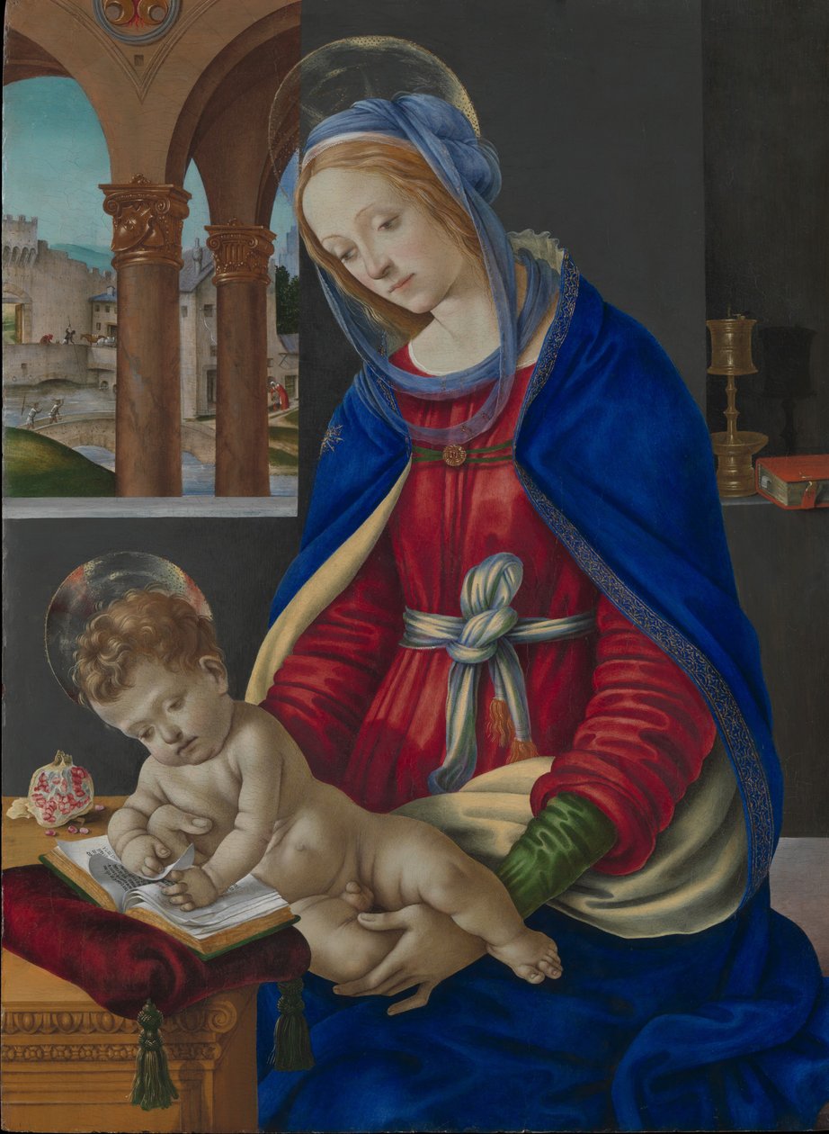 Madonna och barn, ca. 1483-84. av Filippino Lippi