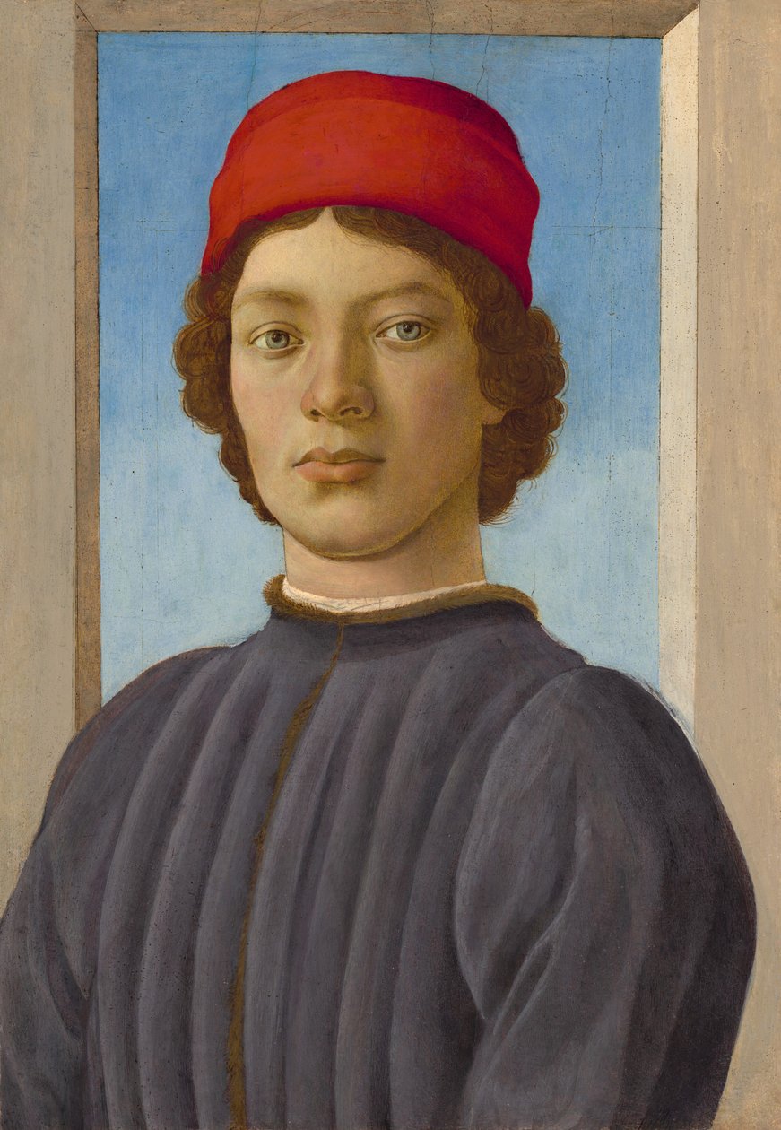 Porträtt av en ungdom, ca. 1485. av Filippino Lippi