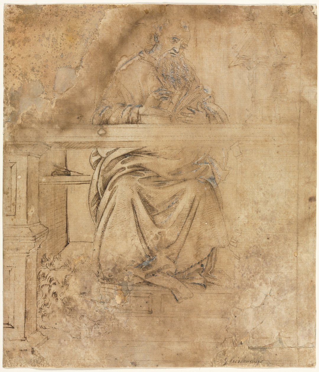 St. Hieronymus i hans studie, ca. 1490. av Filippino Lippi