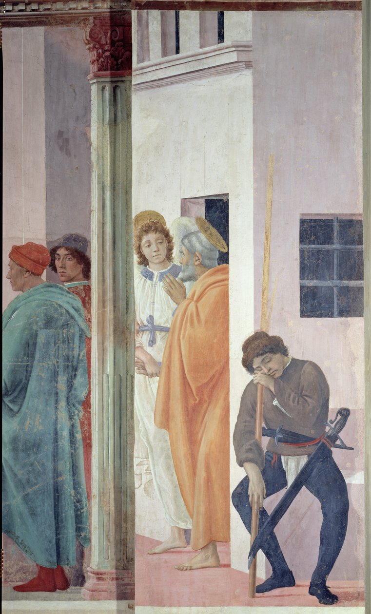 St. Peter befriad från fängelse, ca 1480 av Filippino Lippi