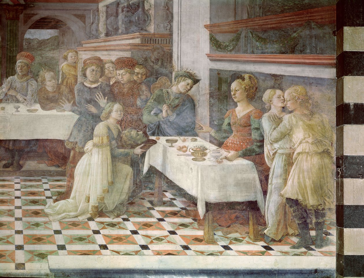 Herodes högtid, 1452-64 av Filippino Lippi