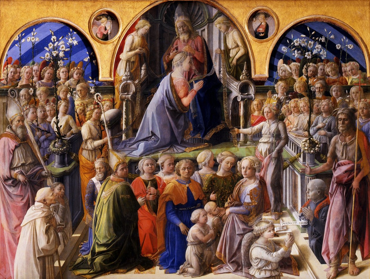Jungfruens kröning av Fra Filippo Lippi
