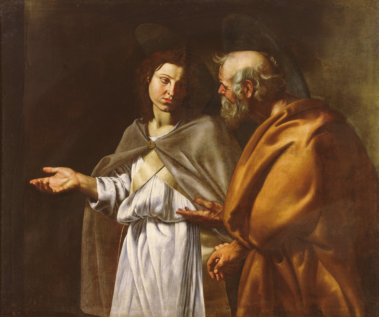 St Peter levererad av en ängel av Filippo Vitale