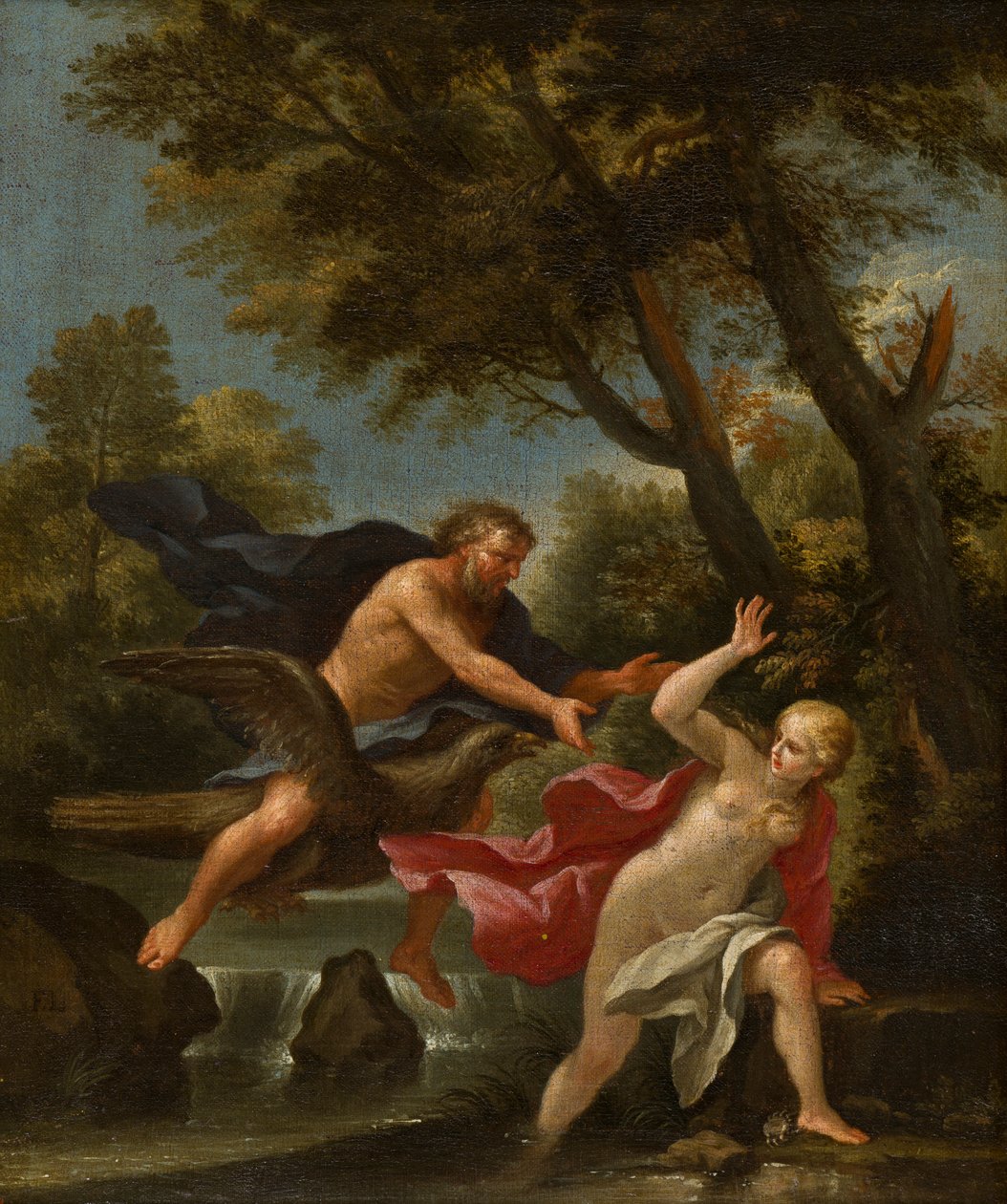 Jupiter rider på en örn, ca 1643-94 (olja på duk) av Filippo Lauri