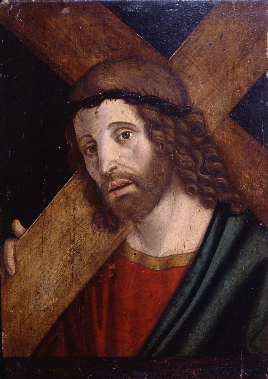 Kristus bär korset, ca. 1500 av Filippo Mazzola