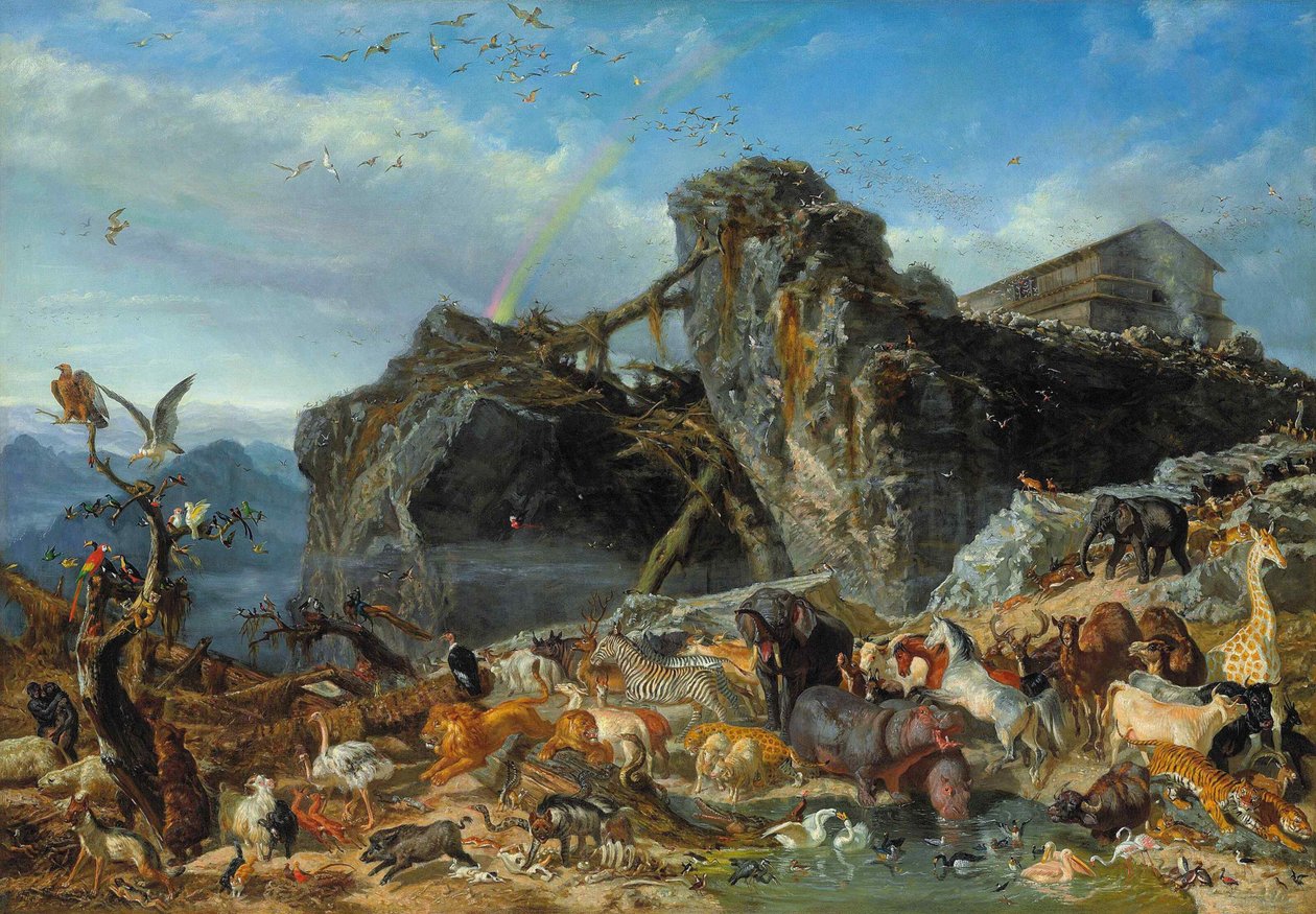 Efter syndafloden, ca 1865. av Filippo Palizzi