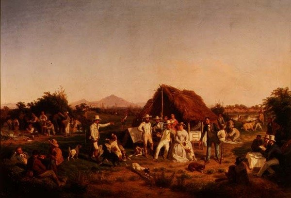 Ferdinand II av Neapels jaktparti av Filippo Palizzi