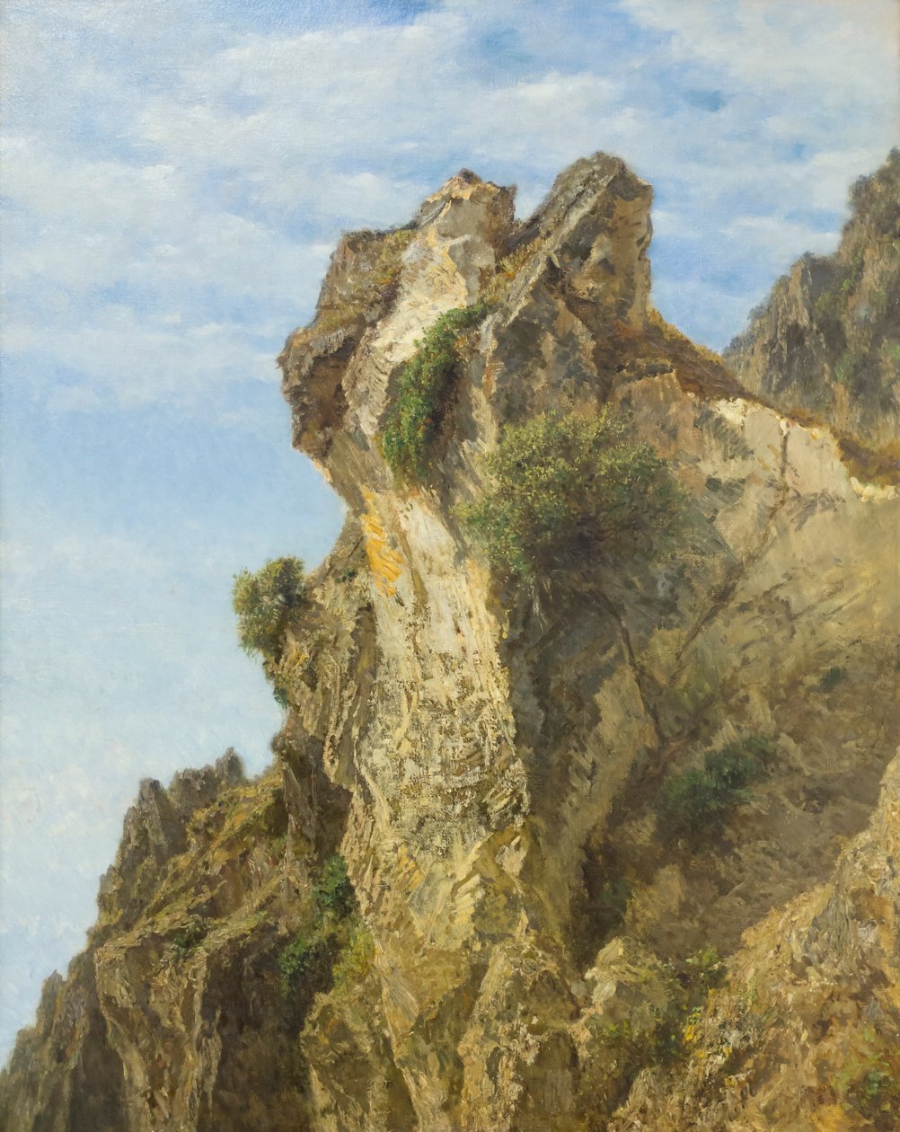En kustklippa i Amalfi av Filippo Palizzi