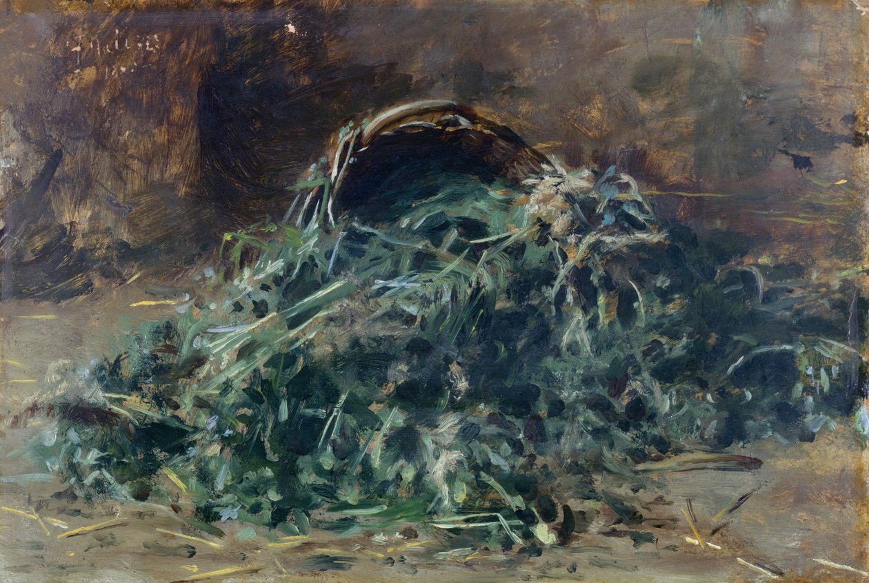 Grönsakskorg av Filippo Palizzi