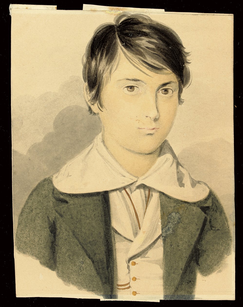 Ett porträtt av Dante Gabriel Rossetti av Filippo Pistrucci