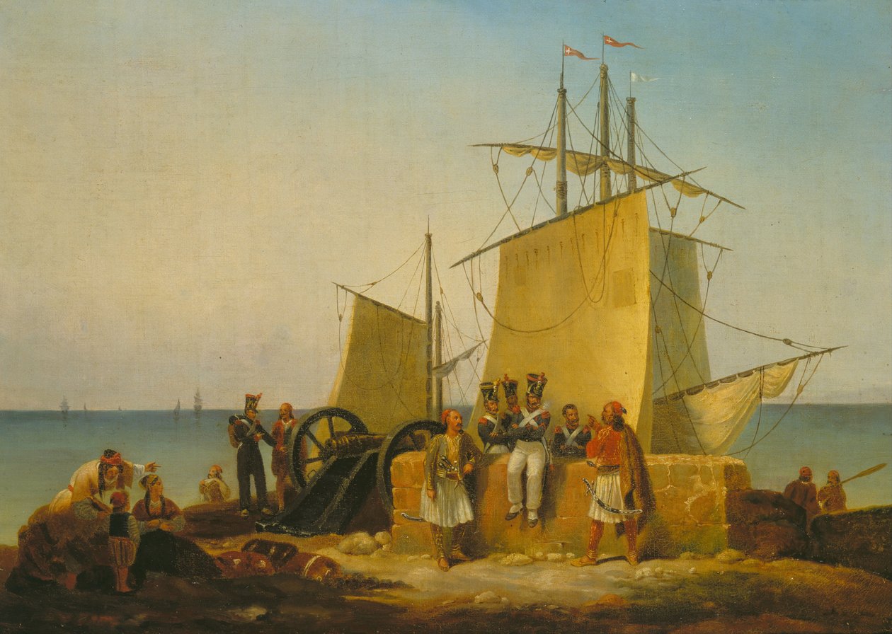 Den franska missionen till Morea Peloponnesos, 1828 av Finert