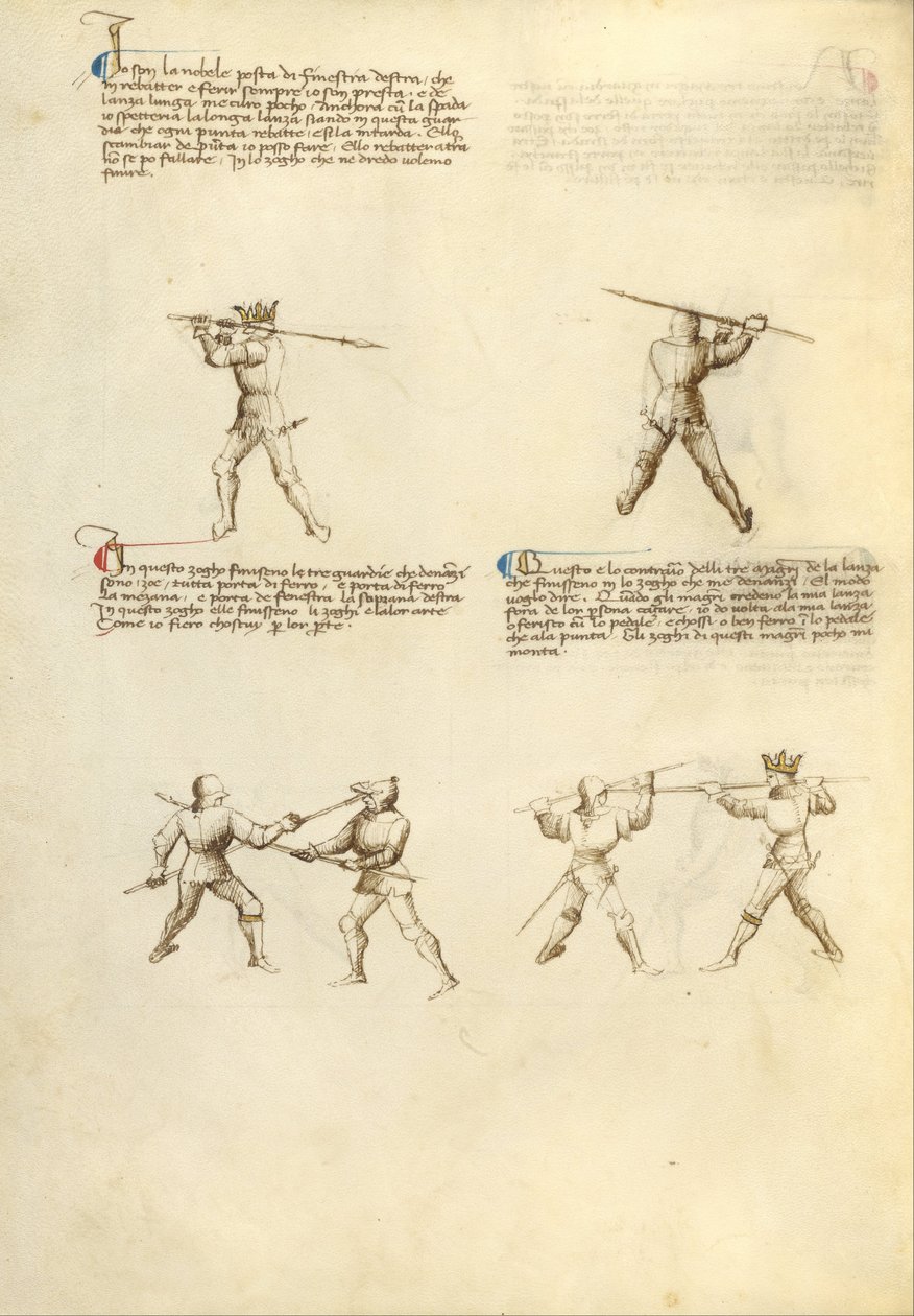 Strid med Lance av Fiore Furlan dei Liberi da Premariacco