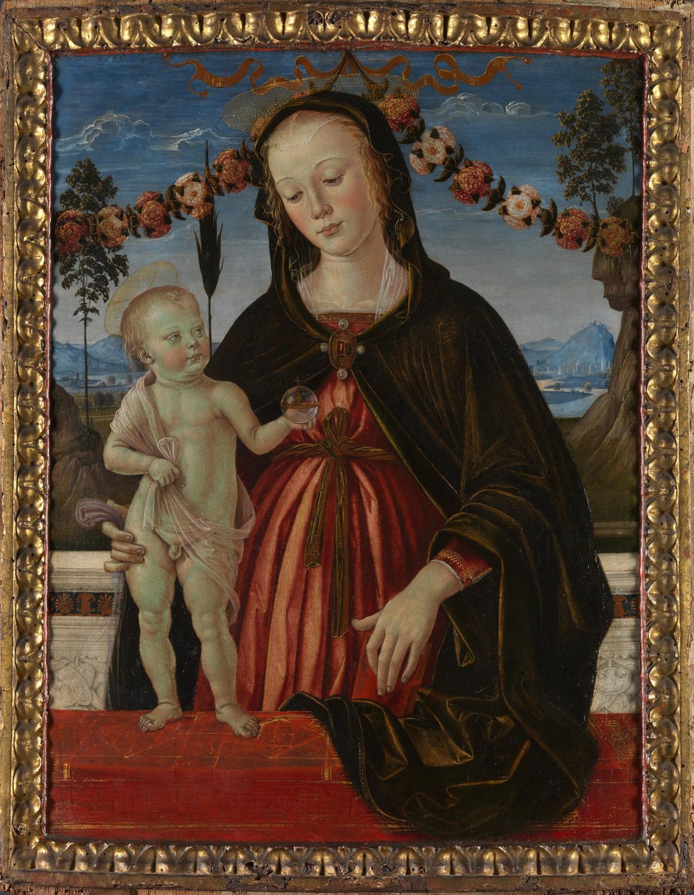 Jungfrun och barnet, ca. 1473 av Fiorenzo di Lorenzo
