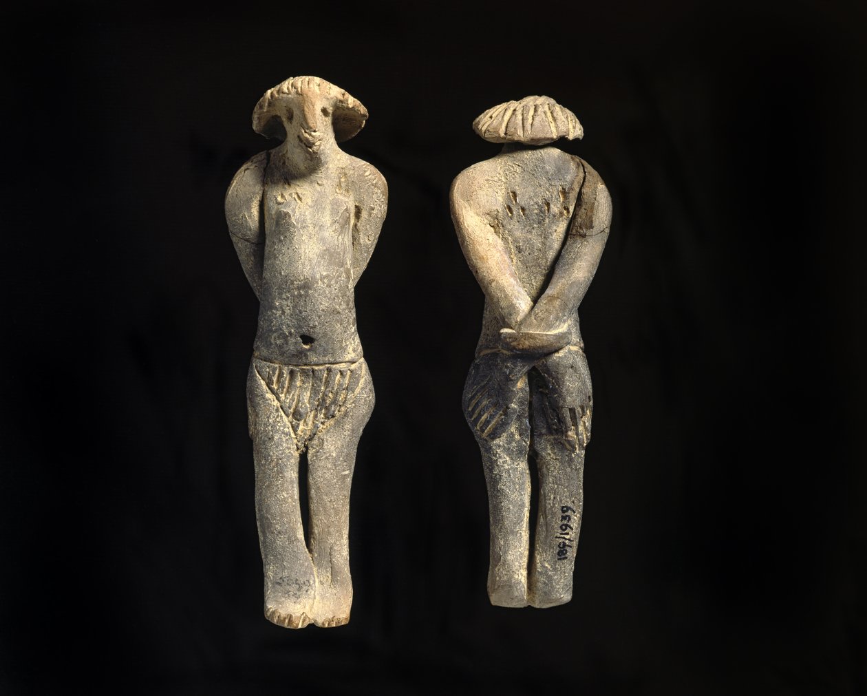 Exekration Figur, Middle Kingdom (lera) av First Intermediate Period Egyptian