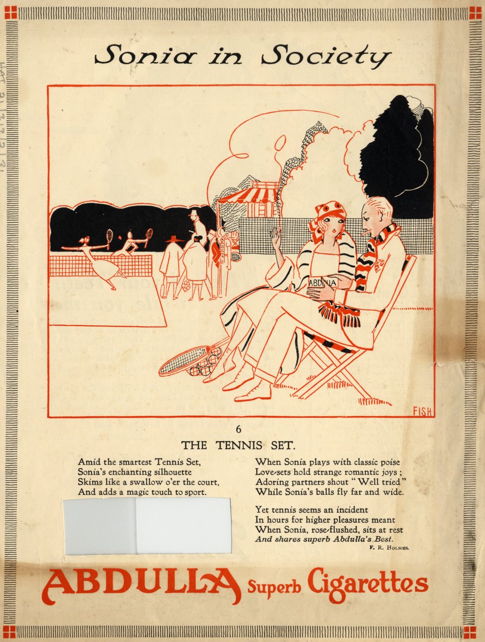 Abdulla cigaretter, 1920-talet av Fish