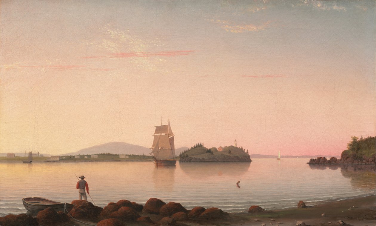 Ugglor Head, Penobscot Bay, Maine av Fitz Henry Lane