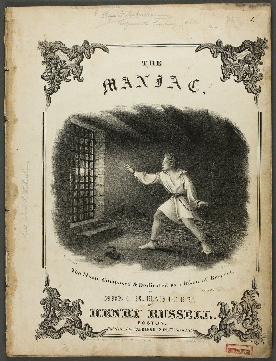 Den galne av Fitz Henry Lane