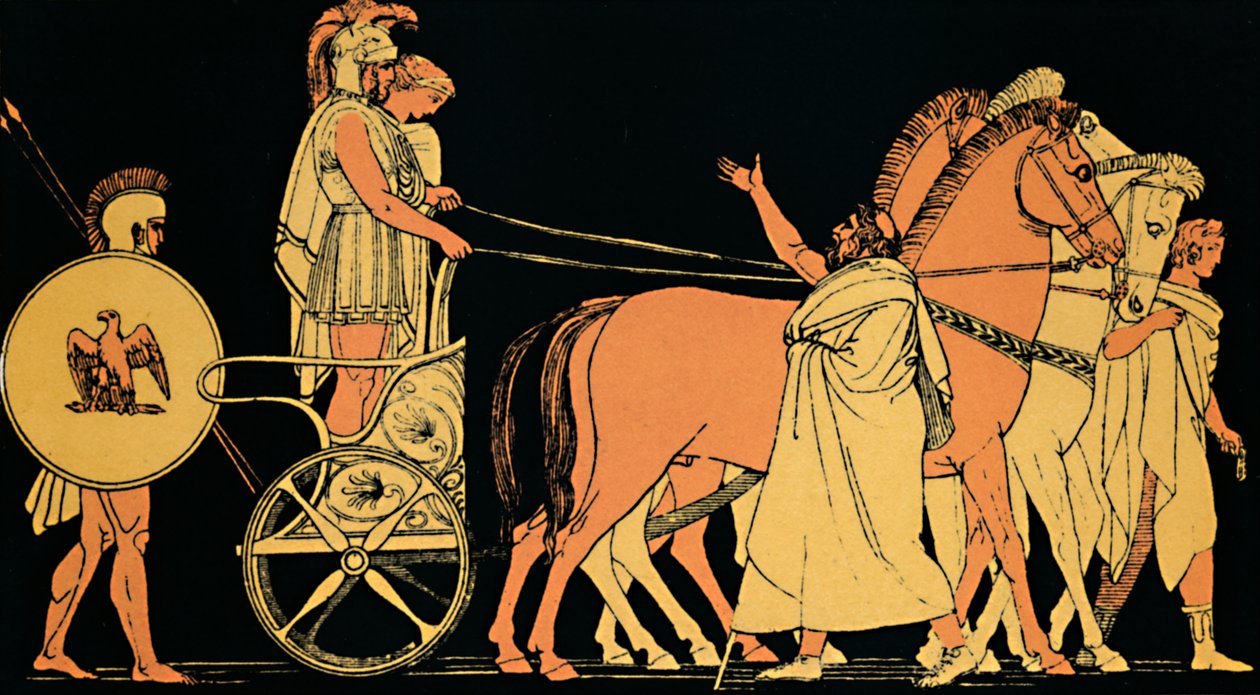 Agamemnons återkomst, 1880 av Flaxman