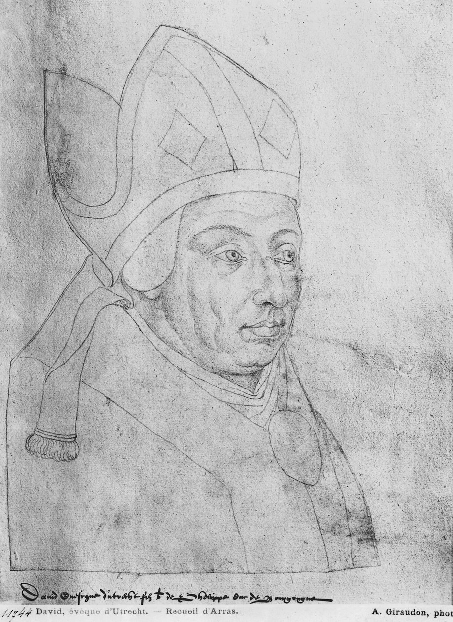 Ms 266 fol.97 David, biskop av Utrecht, från 