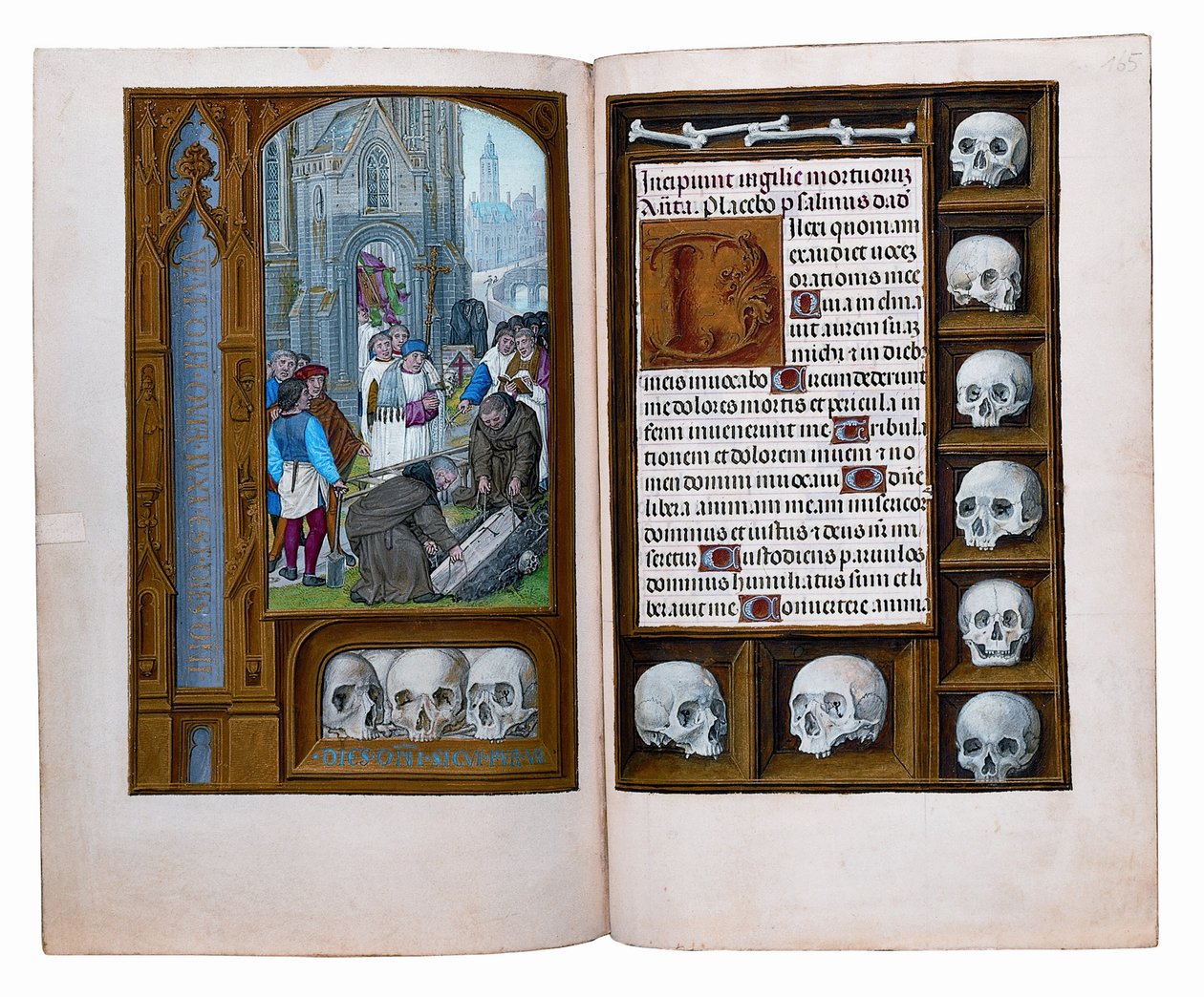 Folios från Rothschilds timbok, Gent eller Brygge, c.1505 av Flemish School