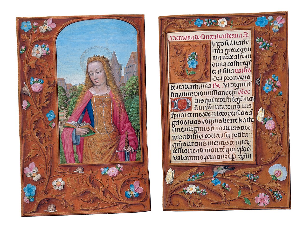 Folios från Rothschilds timbok, Gent eller Brygge, c.1505 av Flemish School