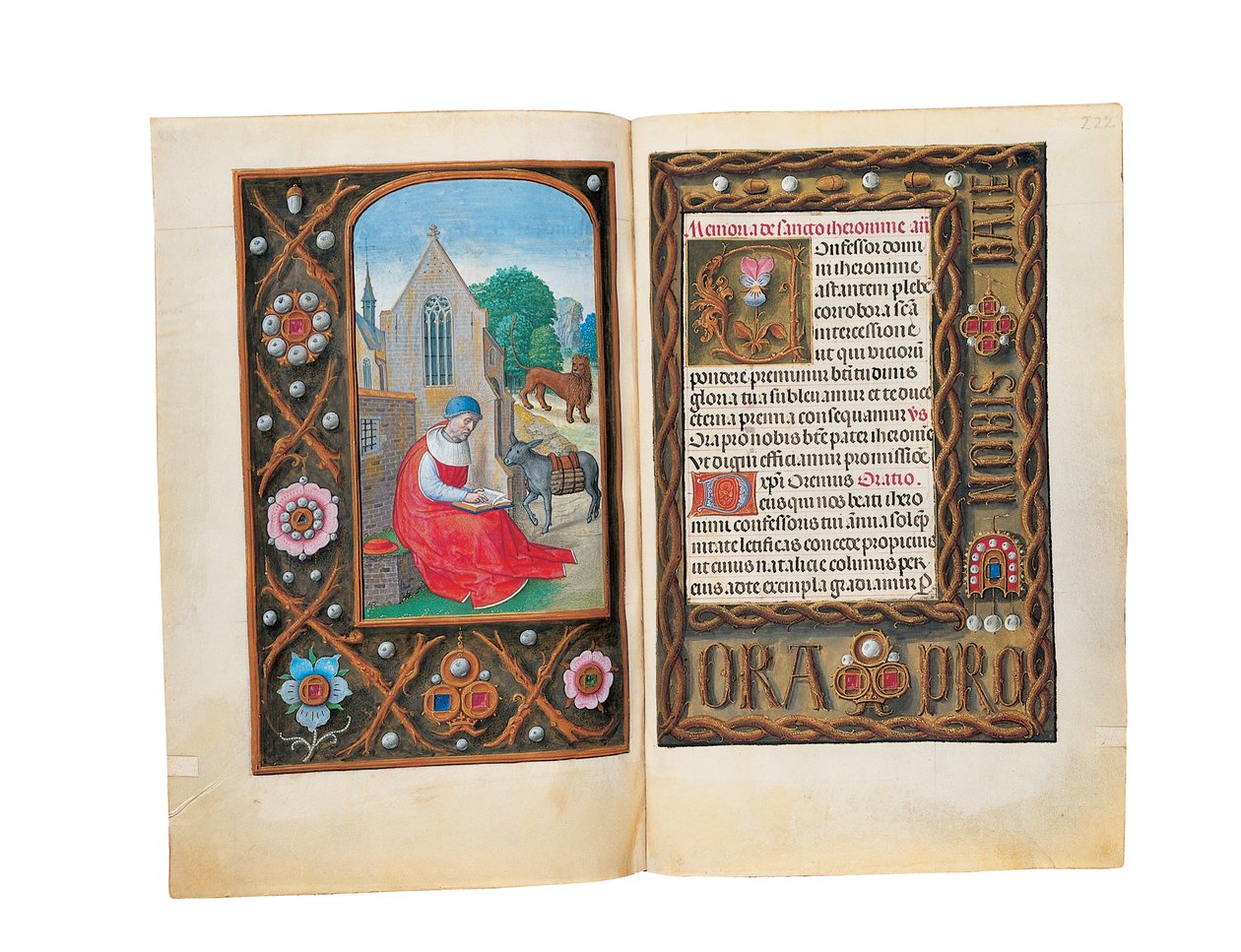 Folios från Rothschilds timbok, Gent eller Brygge, c.1505 av Flemish School
