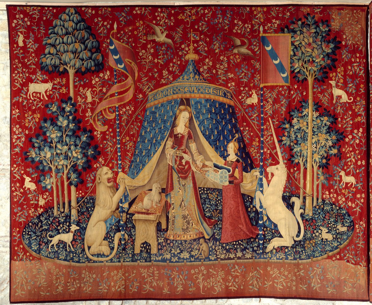 La Dame a la Licorne (Lady and the Unicorn): Till min enda önskan av Flemish School