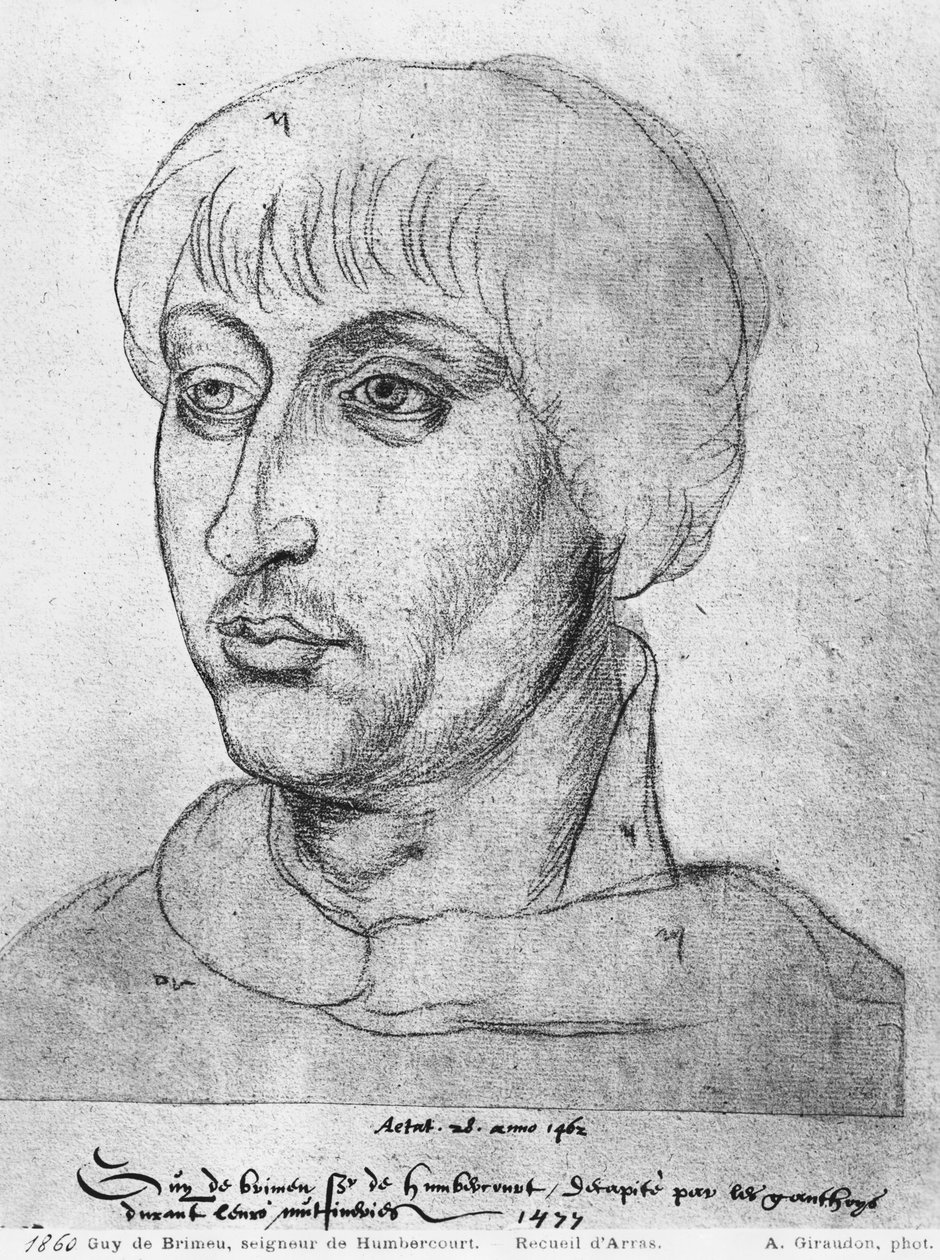 Ms 266 fol.214 Guy de Brimeu, Lord of Humbercourt, från 
