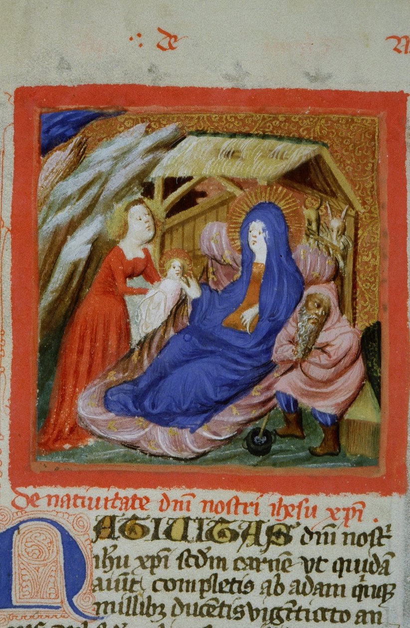 Ms Gen 1111 Page från Legenda Aurea, Brygge, c.1400-10 av Flemish School