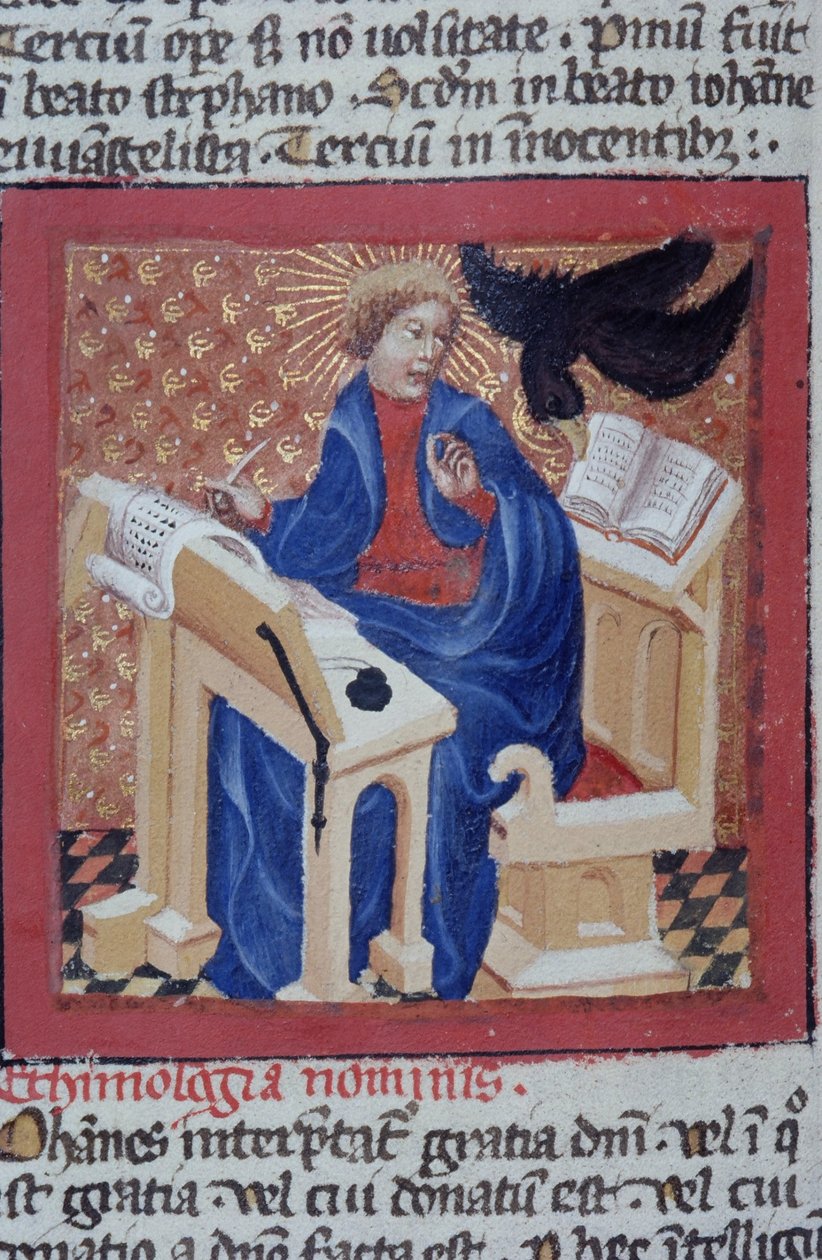Ms Gen 1111 Page från Legenda Aurea, Brygge, c.1400-10 av Flemish School