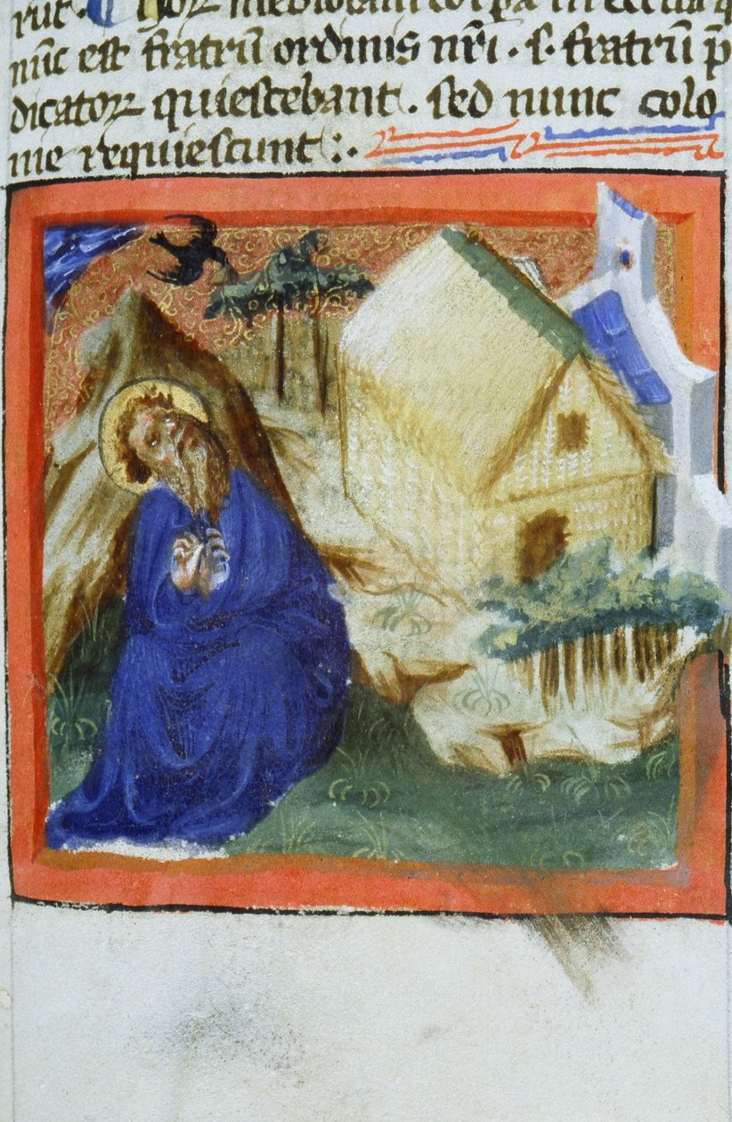 Ms Gen 1111 Page från Legenda Aurea, Brygge, c.1400-10 av Flemish School