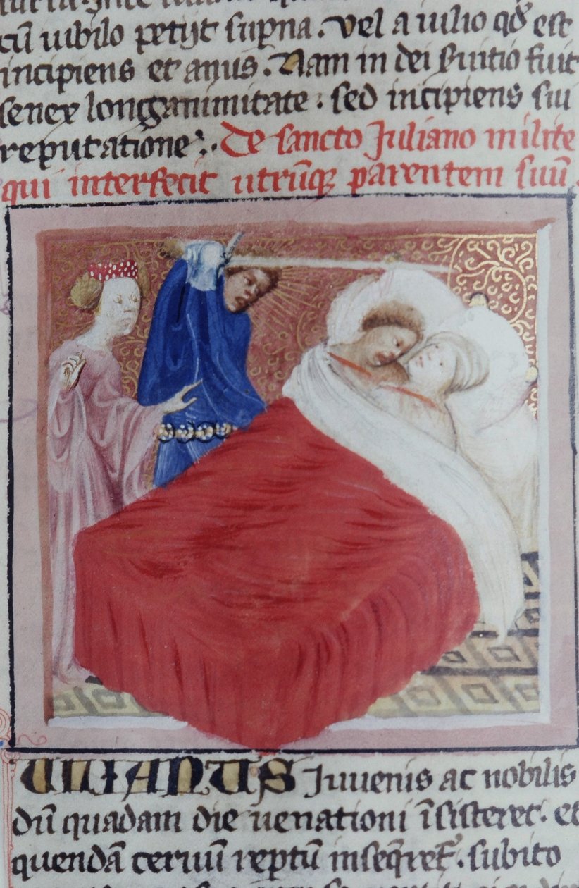 Ms Gen 1111 Page från Legenda Aurea, Brygge, c.1400-10 av Flemish School