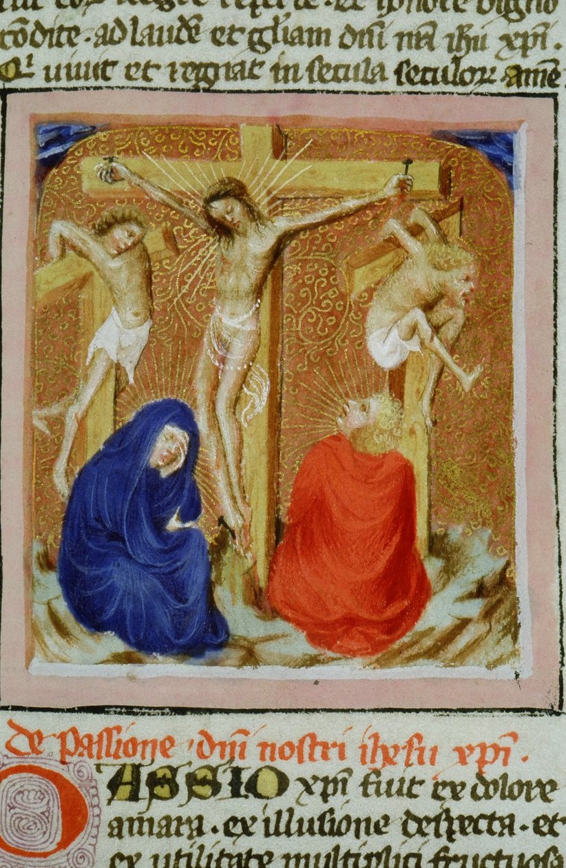 Ms Gen 1111 Page från Legenda Aurea, Brygge, c.1400-10 av Flemish School