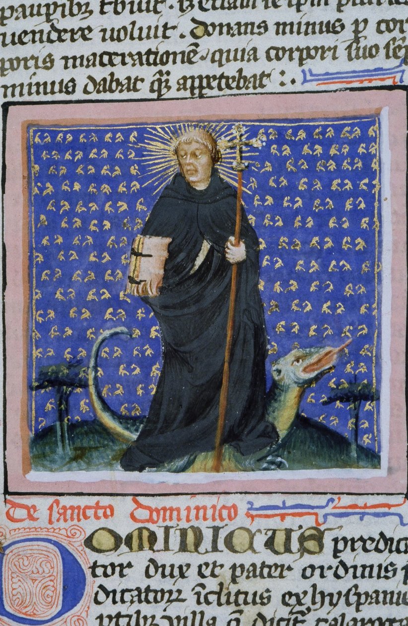 Ms Gen 1111 Page från Legenda Aurea, Brygge, c.1400-10 av Flemish School