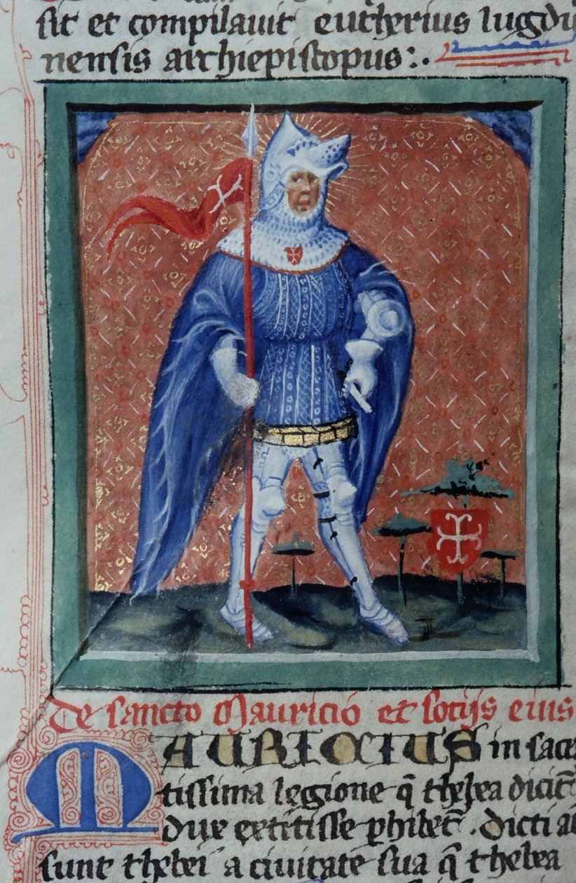 Ms Gen 1111 Page från Legenda Aurea, Brygge, c.1400-10 av Flemish School