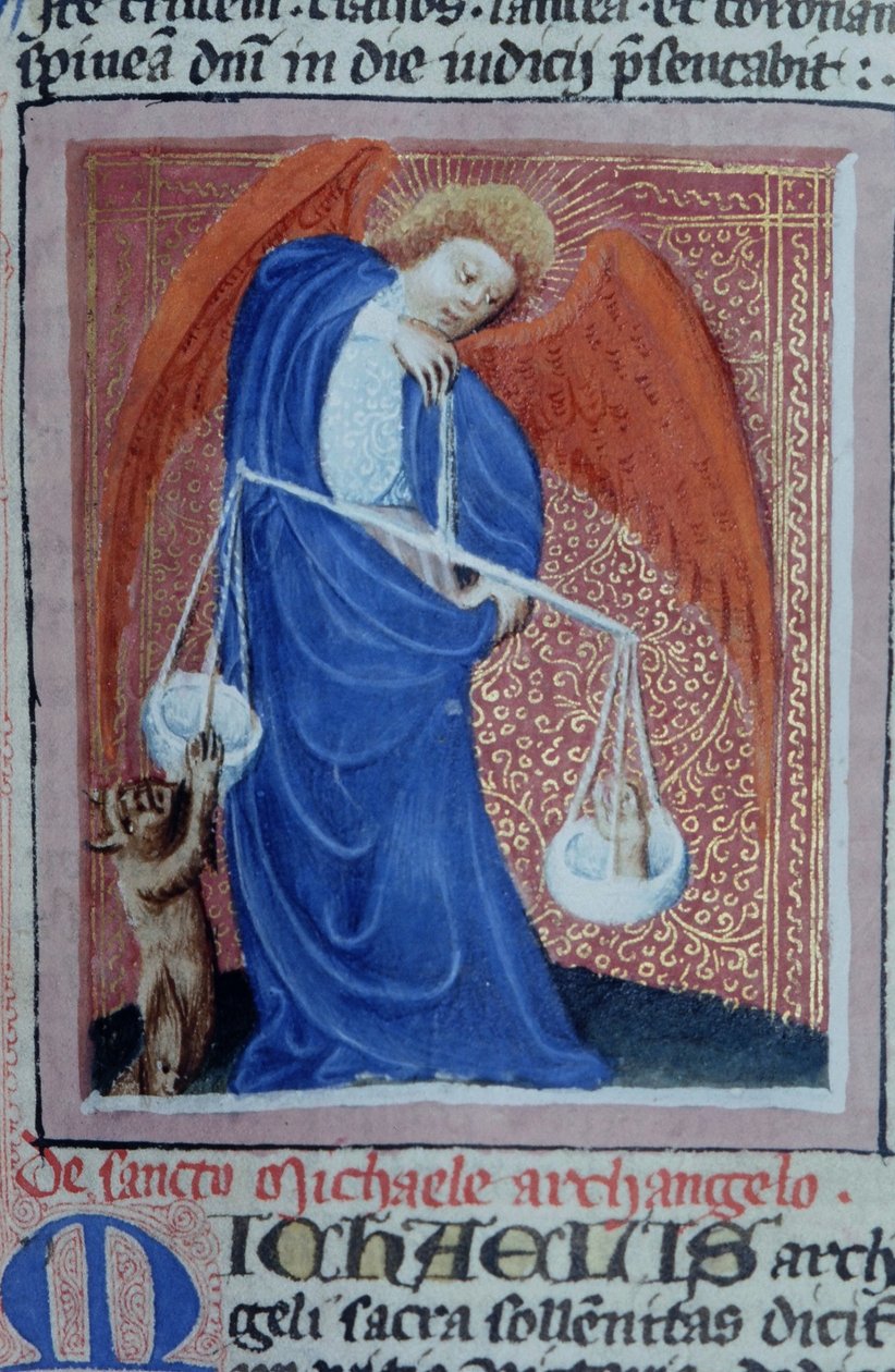 Ms Gen 1111 Page från Legenda Aurea, Brygge, c.1400-10 av Flemish School