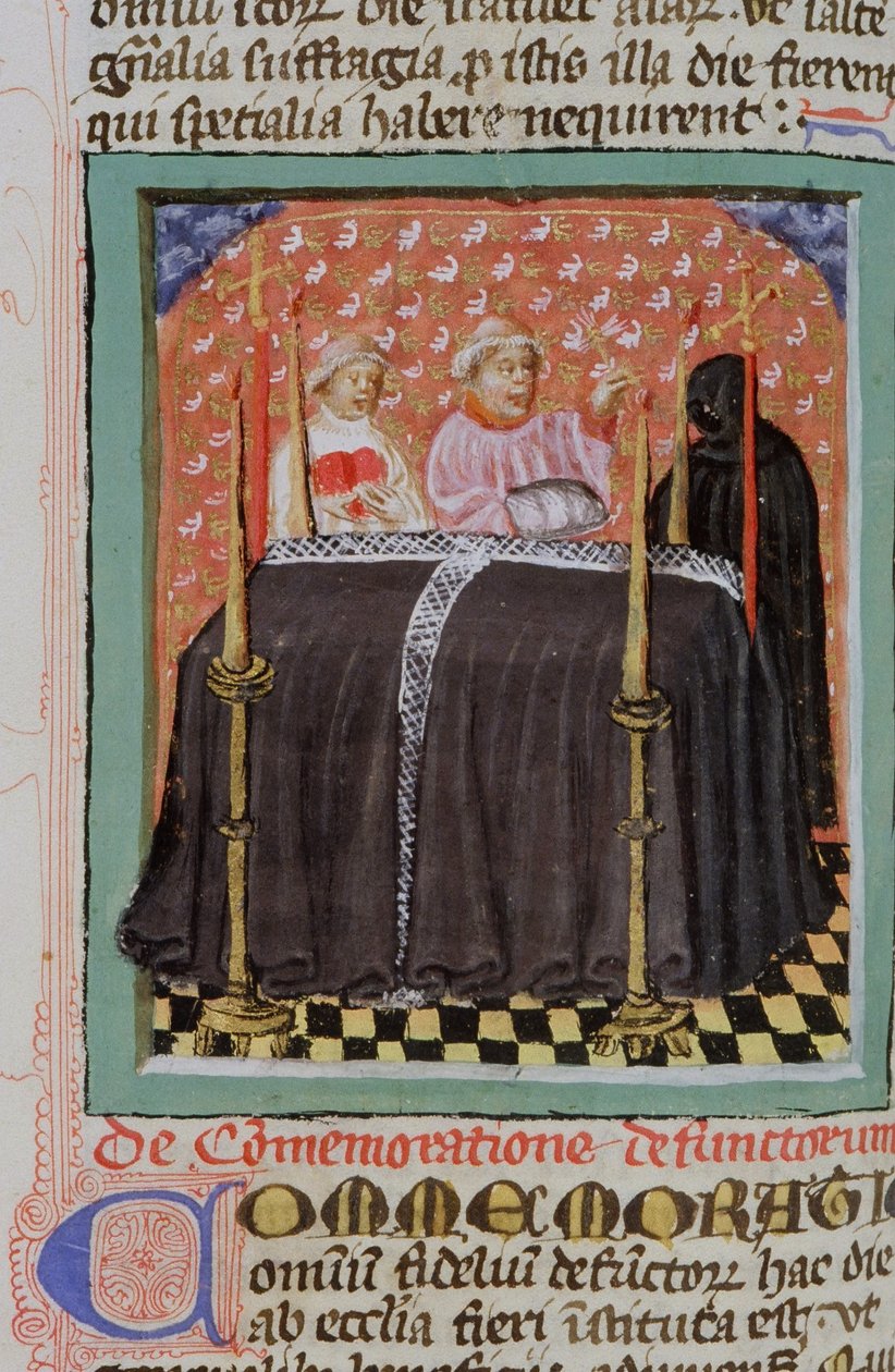 Ms Gen 1111 Page från Legenda Aurea, Brygge, c.1400-10 av Flemish School