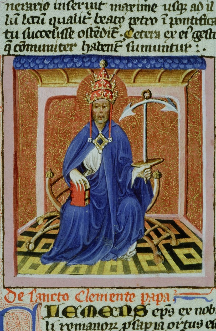 Ms Gen 1111 Page från Legenda Aurea, Brygge, c.1400-10 av Flemish School