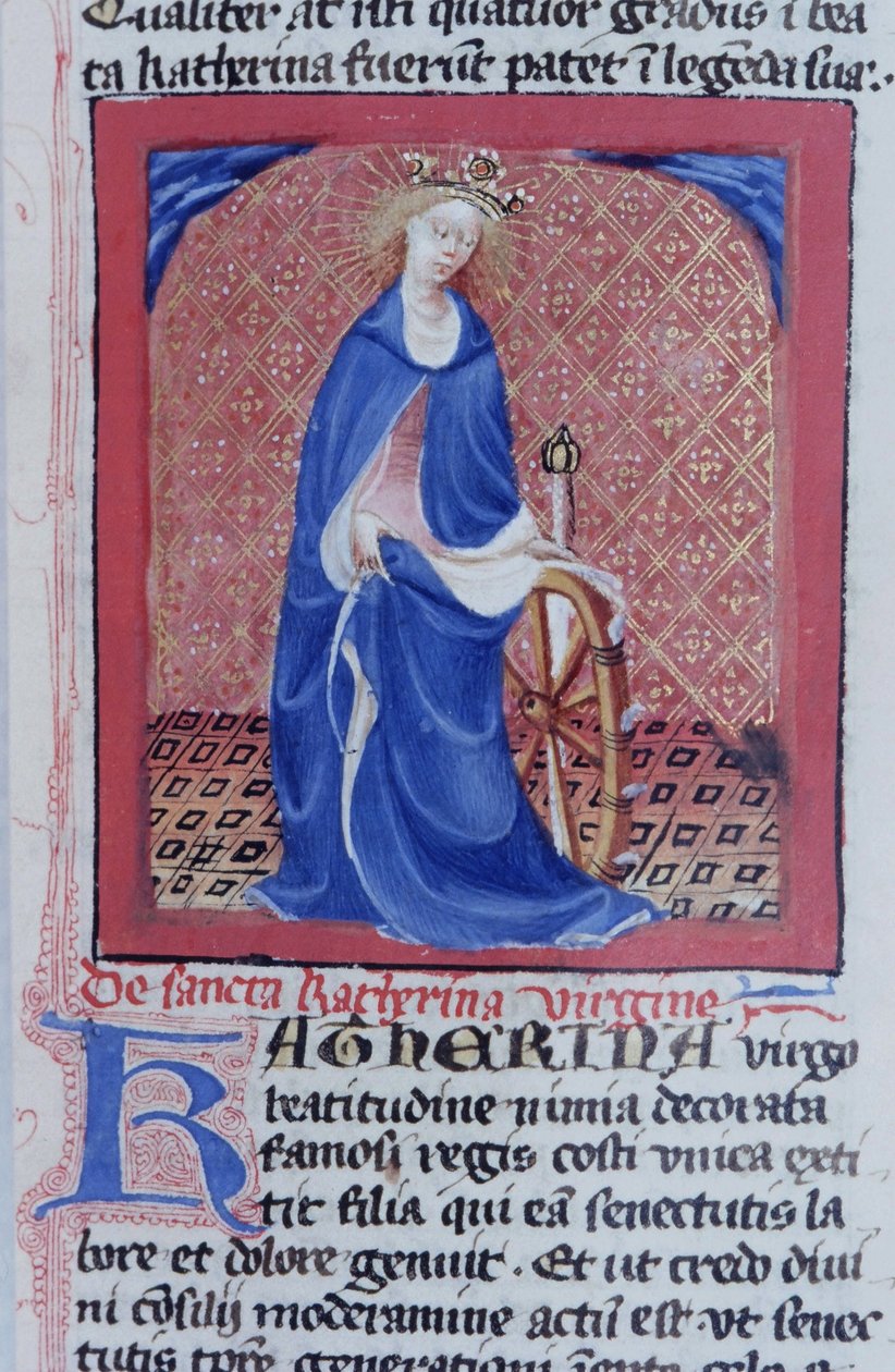 Ms Gen 1111 Page från Legenda Aurea, Brygge, c.1400-10 av Flemish School