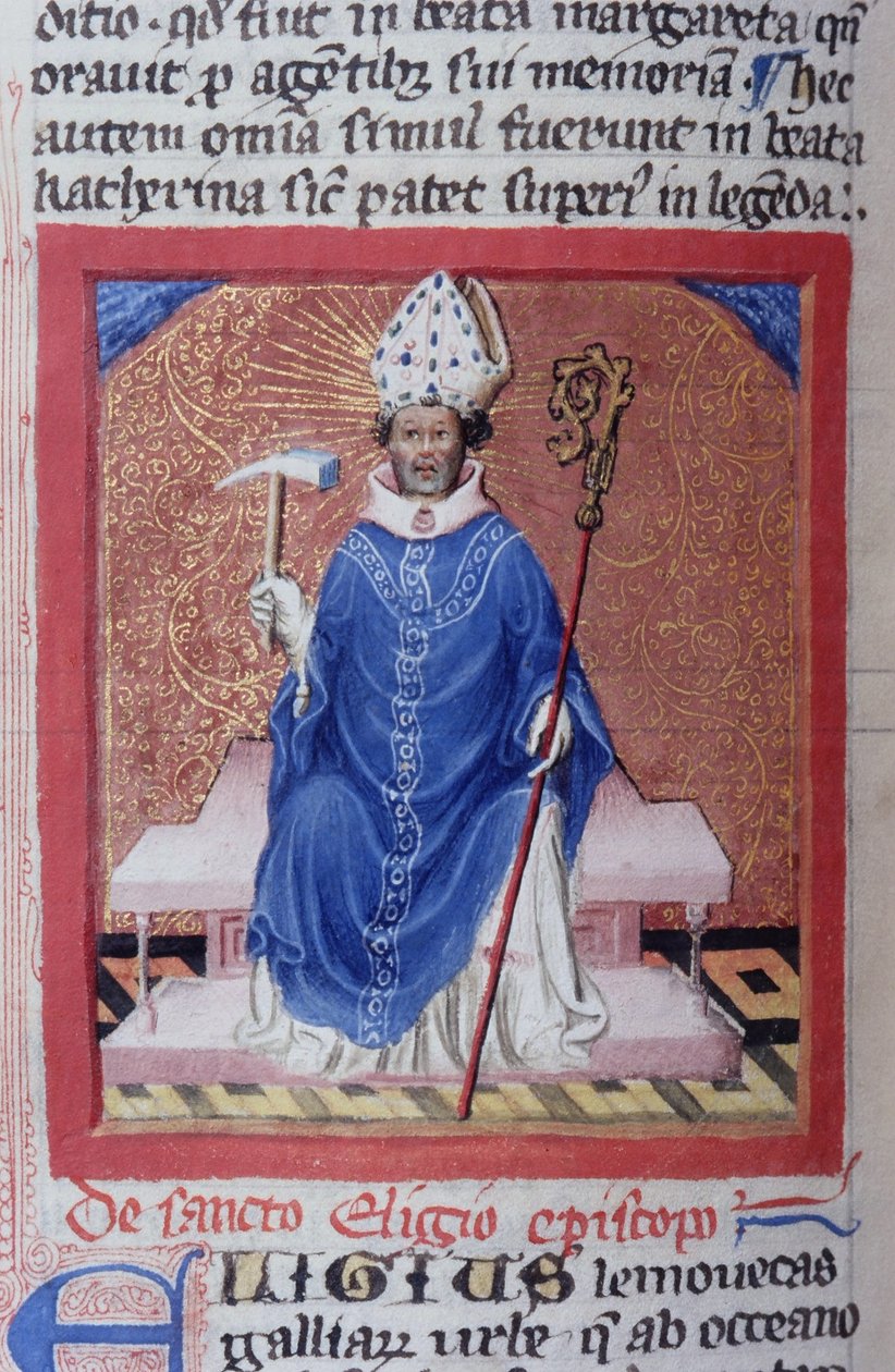 Ms Gen 1111 Page från Legenda Aurea, Brygge, c.1400-10 av Flemish School