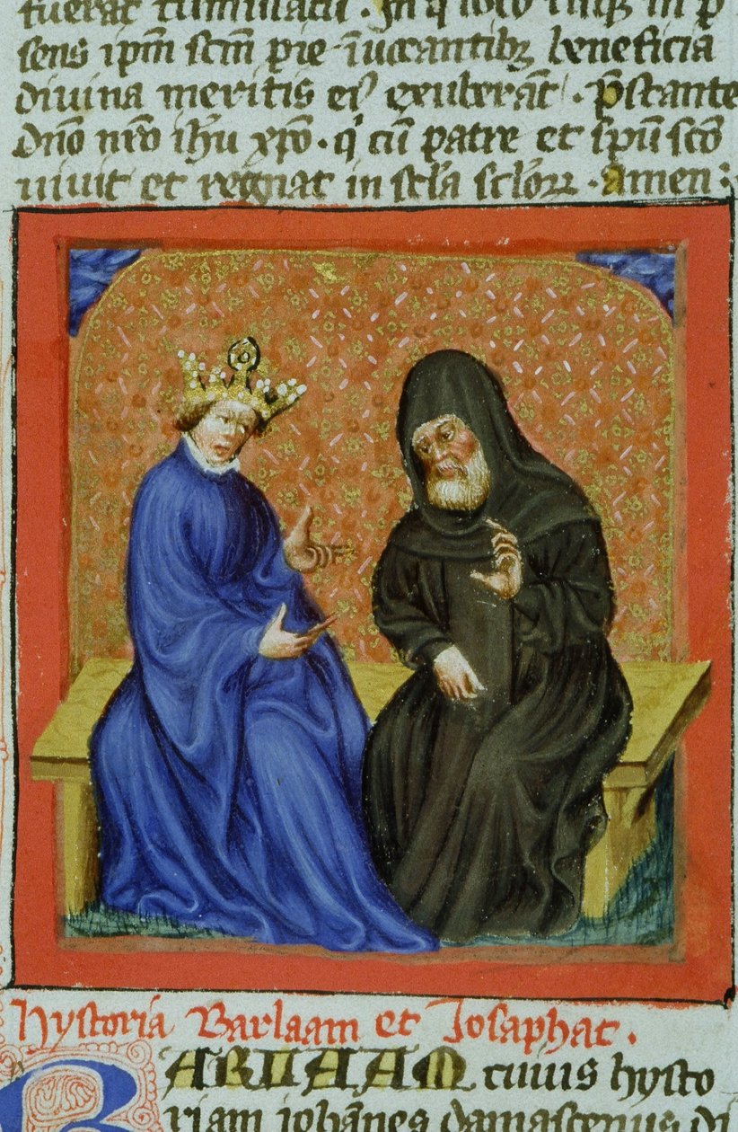 Ms Gen 1111 Page från Legenda Aurea, Brygge, c.1400-10 av Flemish School
