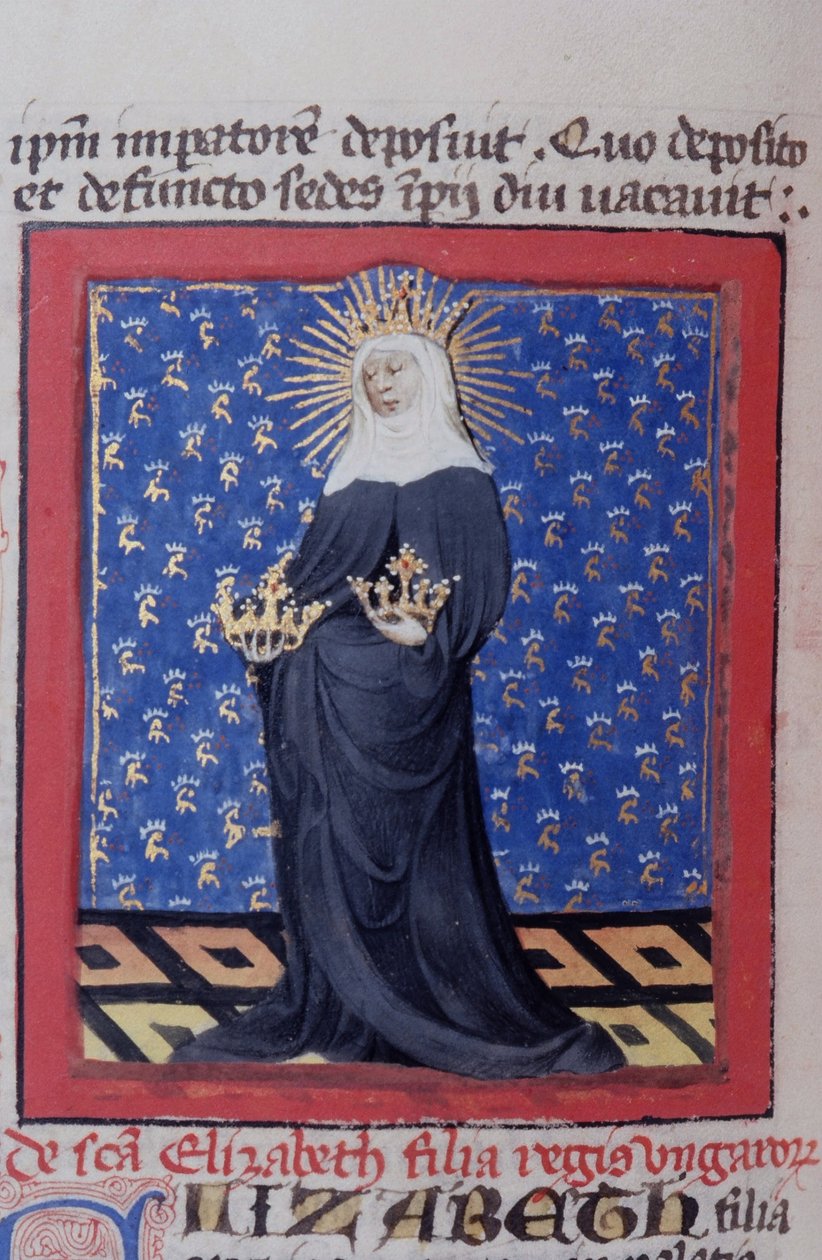 Ms Gen 1111 Page från Legenda Aurea, Brygge, c.1400-10 av Flemish School