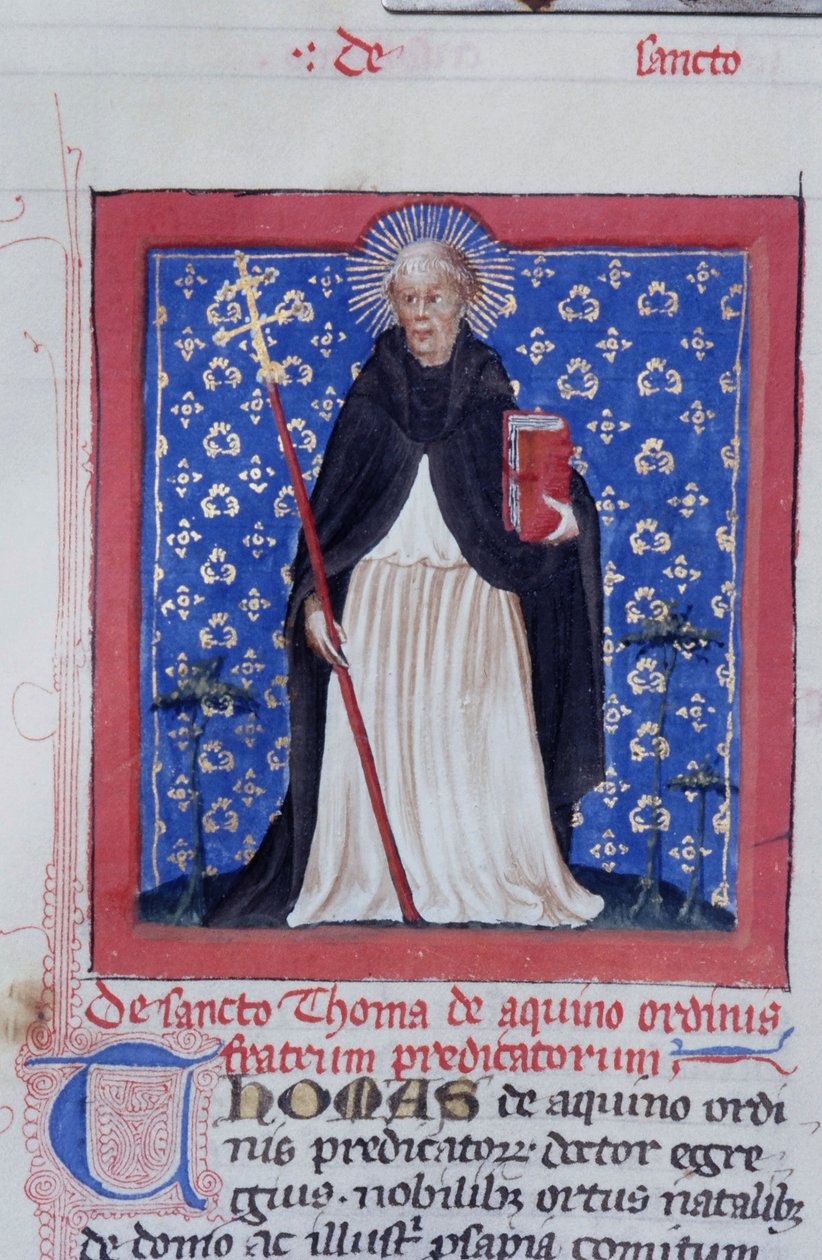 Ms Gen 1111 Page från Legenda Aurea, Brygge, c.1400-10 av Flemish School